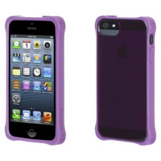 Griffin Survivor Clear Cell Phone Case for iPhone5/5S   Purple (GB37469)