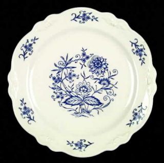 Homer Laughlin  Dresden Dinner Plate, Fine China Dinnerware   Imperial Blue, Blu