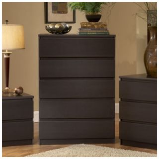 Tvilum Scottsdale 5 Drawer Chest 70295 Finish Coffee