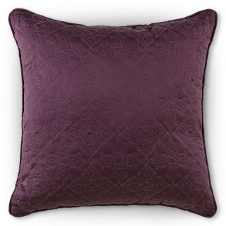 ROYAL VELVET Splendor Square Decorative Pillow, Purple