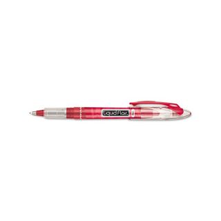Paper Mate Red Ink Liquid Flair Porous Point Stick Pen (RedWeight .52 ouncesPack of 12Pocket clip YesRefillable NoRetractable NoPen length 5.5 inchesTip type Porous pointPoint size MediumDimensions 5.9 inches high x 3.5 inches wide x 1.3 inches d