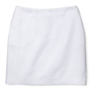Merona Womens Woven Mini Skirt   Fresh White   6