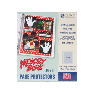 3 Ring Memory Book Top Loading Page Protectors & Post Bound