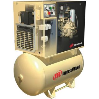 Ingersoll Rand Rotary Screw Compressor w/Total Air System   230 Volts, 3 Phase,