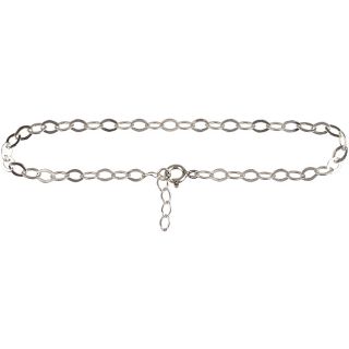Cousin 7 inch Round Loop Silver plated Bracelet