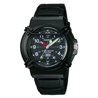 Casio Mens Analog Sport Watch   Black   HDA600B 1BV