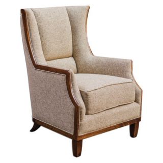 Uttermost Burbank Tweed Wing Chair 23613