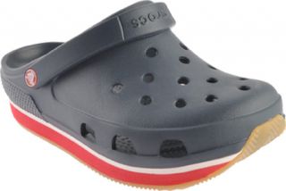 Infants/Toddlers Crocs Retro Clog   Navy/Red Slip on Shoes