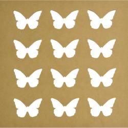 Beyond The Page Mdf Silhouette Wall Art 12x12 Frame butterfly 2.5x2 Cut out Openings