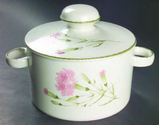 WR Midwinter Invitation 2.25 Qt Round Covered Casserole, Fine China Dinnerware  