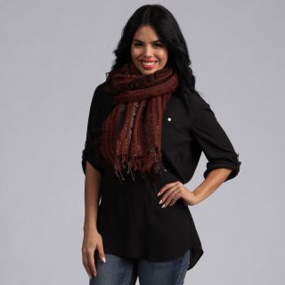 Kc Signatures Layered Classic Wool Scarf With Lurex