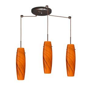 Besa Lighting BEL 3JC 4897HB BR Suzi Pendant