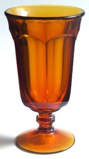 Imperial Glass Ohio Old Williamsburg Amber Iced Tea   Stem #341, Amber
