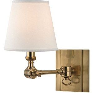 Hudson Valley HV 6231 AGB Hillsdale 1 Light Wall Sconce