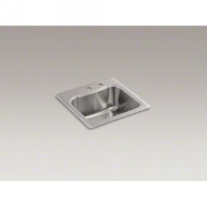 Kohler K 3363 2 NA STACCATO Staccato Self Rimming Entertainment Sink With 2 Hole