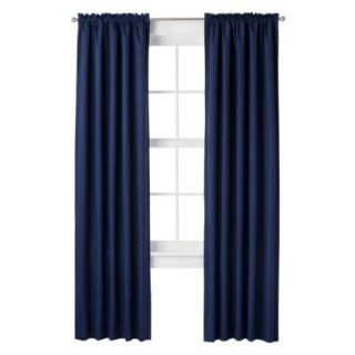 Room Essentials Thermal Window Panel Pair   Navy (42x84)