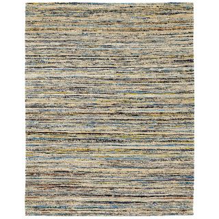 Paz Beige Sari Flatweave Rug (4x6)