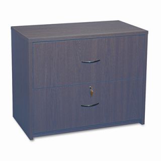 Global Total Office Genoa 2 Drawer Lateral File GLBG2036LFDES Finish Mahogany