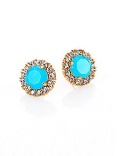 Kate Spade New York Faceted Secret Garden Stud Earrings/Blue   Turquoise