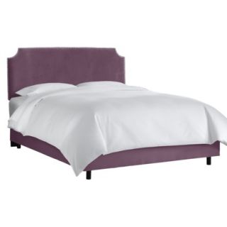 Skyline Twin Bed Lombard Nail Button Notched Bed   Premier Purple