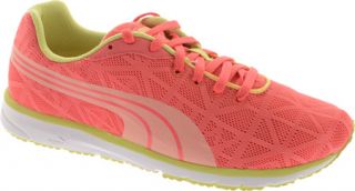 Womens PUMA Narita V2   Calypso Coral/Sunny Lime Training Shoes