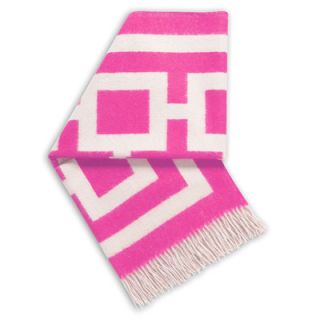 Jonathan Adler Nixon Wool Throw XJA1291 Color Hot Pink