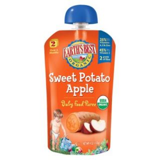 Earths Best Baby Food Pouch   Sweet Potato Apple 4oz (12 Pack)