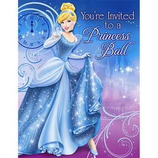 Disney Cinderella Sparkle Invitations