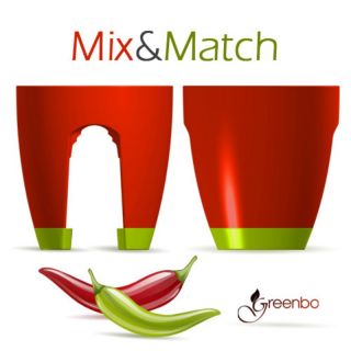 Greenbo Mix & Match Trays   Planter   GMMP09