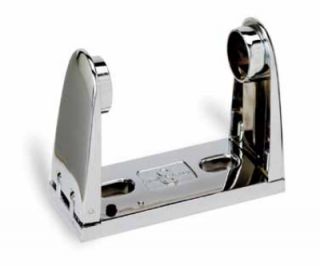 Continental Commercial Single Roll Toilet Tissue Dispenser w/ Hinge Button, Chrome Finish