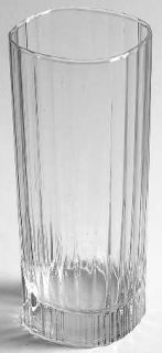 Cristal DArques Durand Quadrille Highball Glass   Cut Vertical & Horizontal