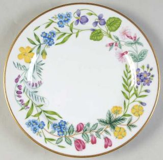 Royal Worcester Fairfield Salad Plate, Fine China Dinnerware   Multicolor Floral