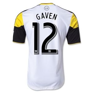 adidas Columbus Crew 2013 GAVEN Authentic Secondary Soccer Jersey