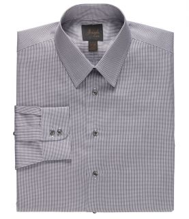 New Joseph Spread Collar Slim Fit  Twill Microcheck Dress Shirt by JoS. A. Bank