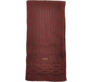 Mens Kangol XO Cable Scarf   Claret Scarves