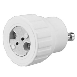 White Gu10 Led Light To Gu53 Plug Adapter (WhiteMaterial Flame retardant plasticWarning California residents only, please note per Proposition 65, this product may contain one or more chemicals known to the State of California to cause cancer, birth def