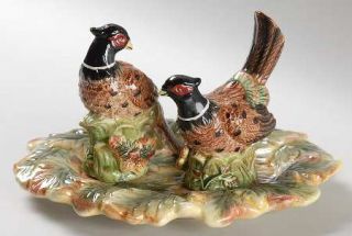 Spode Harvest Figural Collection (3 Pc) Salt and Pepper Tray Set, Fine China Din