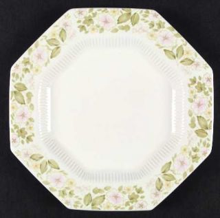 Nikko Aurora Dinner Plate, Fine China Dinnerware   Classic,Pink/Yellow Flowers
