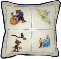 Disney Dreams Collection Pillow Counted Cross Stitch Kit 14x14 18 Count