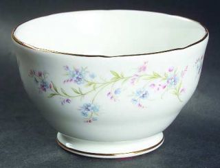 Duchess Tranquility Open Sugar Bowl, Fine China Dinnerware   Amber Shape,Blue &
