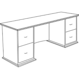 Lorell Contemporary 9000 Computer Credenza