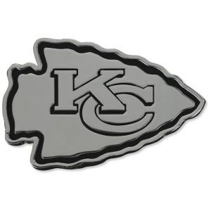 Kansas City Chiefs Metal Auto Emblem