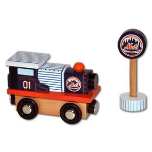 New York Mets Wooden Train