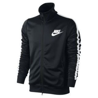 Nike Logo Mens Track Jacket   Black