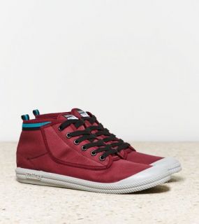 Burgundy Volley High Leap Sneaker, Mens 13