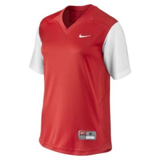 Nike Fast Pitch Turn Two 3/4 Womens Softball Jersey   Team Scarlet