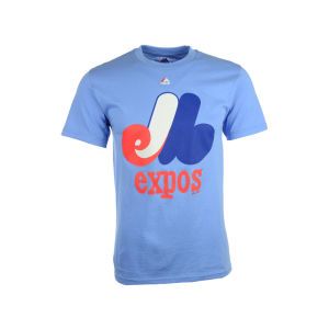 Montreal Expos Majestic MLB Official Coop Wordmark T Shirt