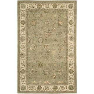 Nourison 3000 Hand tufted Green Rug (26 X 42)