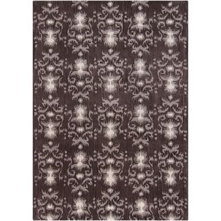 Mandara Brown/taupe Hand tufted Abstract Wool Rug
