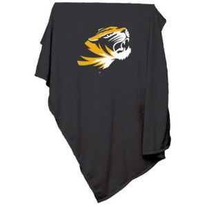 Missouri Tigers Logo Chair NCAA Sweatshirt Blanket